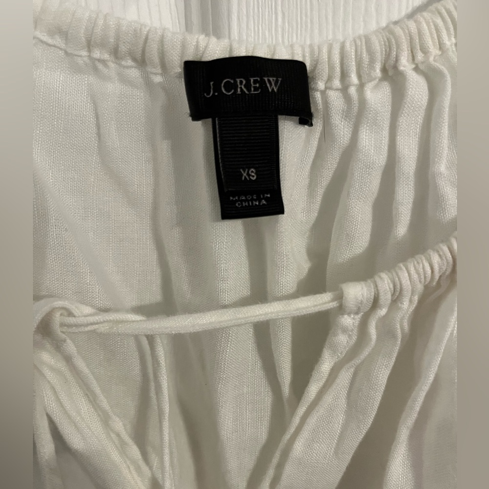 J Crew Spanish inspired top with tassels - Picture 5 of 7